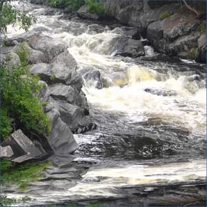 The Soothing Sounds of Rushing Waters (Rapids and Waterfalls) album cover