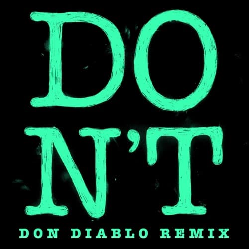 Don't (Don Diablo Remix) album cover