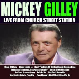 Mickey Gilley Live From Church Street Station album cover