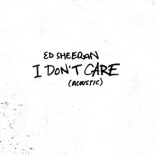 I Don't Care (Acoustic) album cover