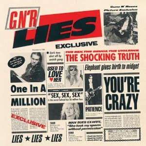 G N' R Lies album cover