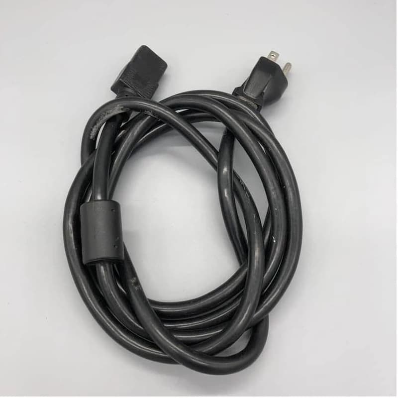 Longwell WV-1 Shielded 3C/18AWG Power Cord - Black