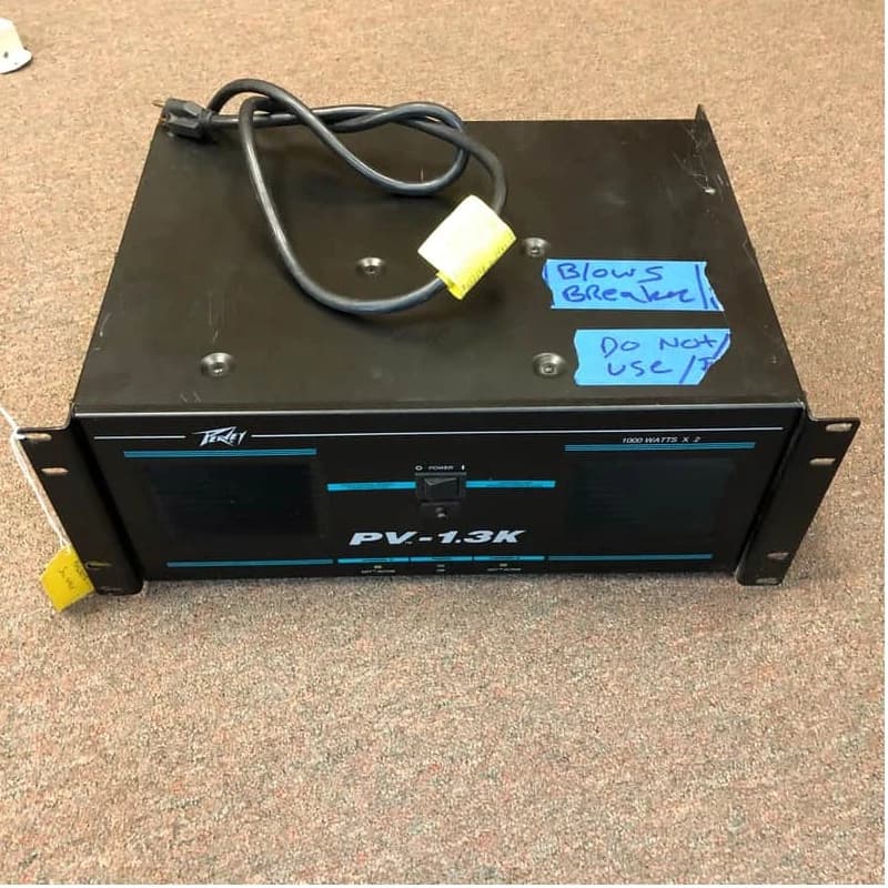 Peavey PV-1.3K 1000 Watts x 2 (NON-FUNCTIONING - PARTS)