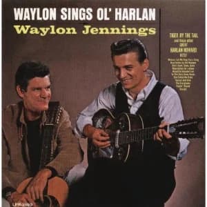 Waylon Sings Ol' Harlan album cover