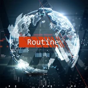 Routine album cover