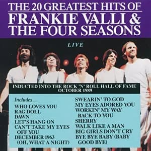 The 20 Greatest Hits of Frankie Valli & The Four Seasons album cover