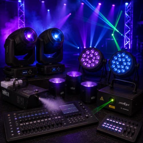 DJ Lighting in the OohYeah music marketplace