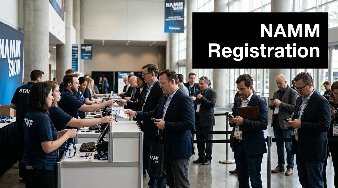 NAMM Show Registration: A Pro's Guide for 2026