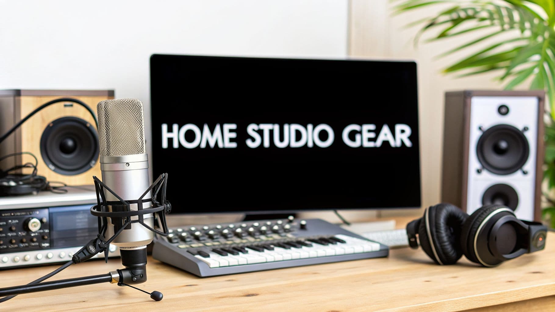 Your Guide to Home Music Studio Recording Equipment