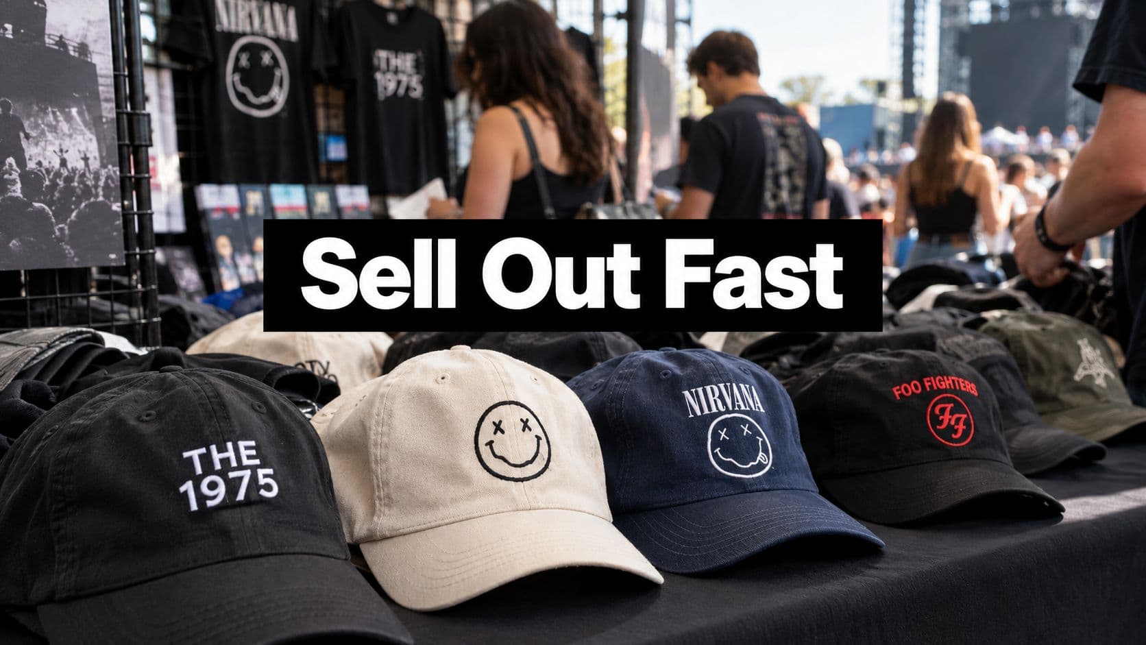 Band Merchandise Hats That Sell Out Fast